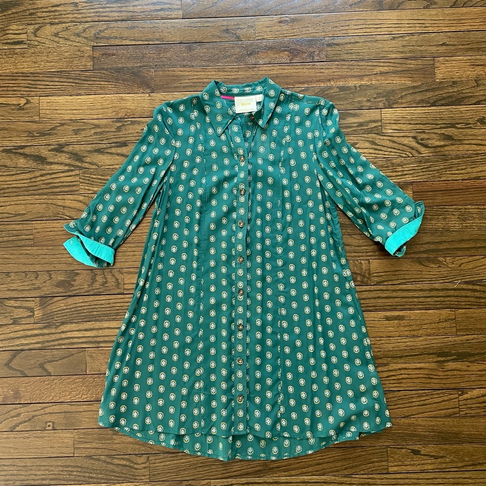 Maeve Button Down Shirt Dress